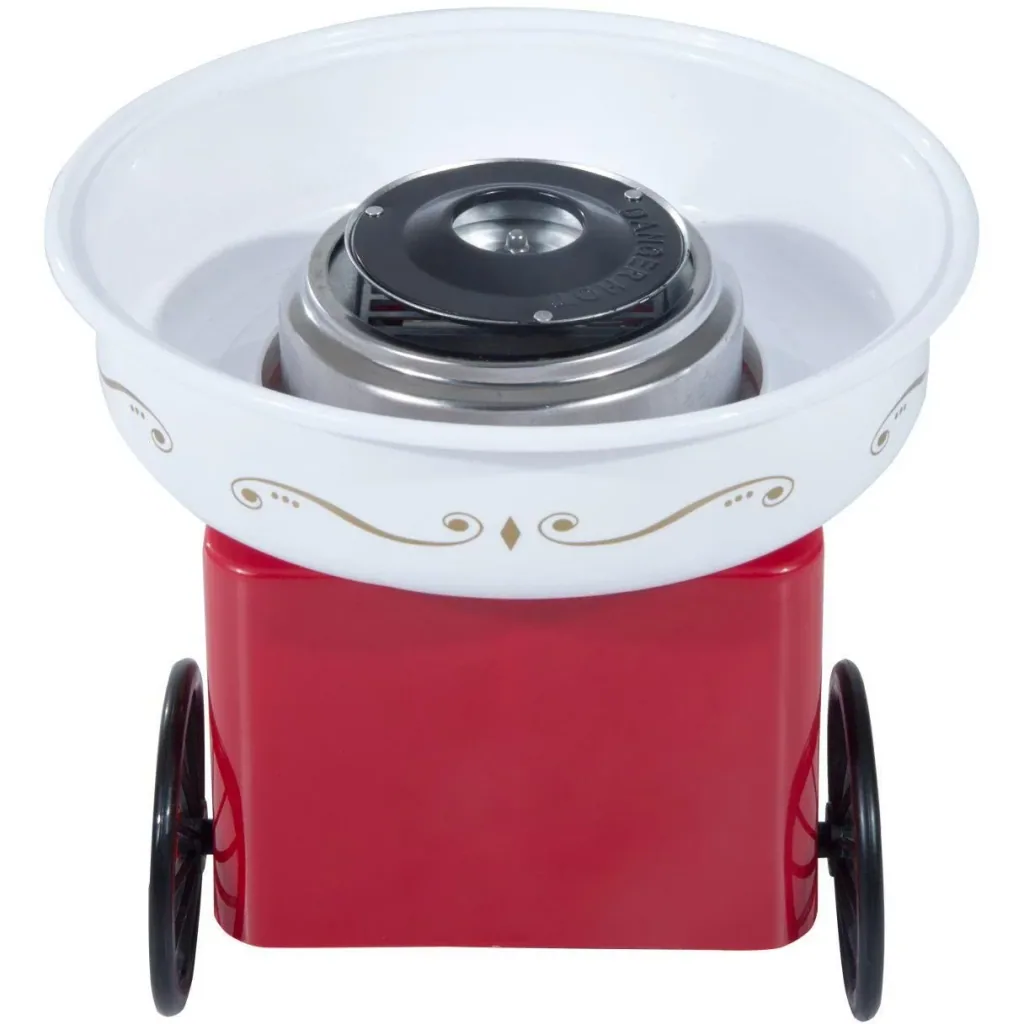 Zuckerwattemaschine Zuckerwattegerät Rot