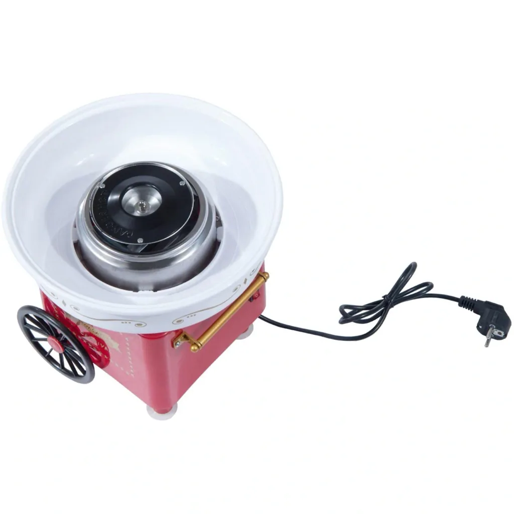 Zuckerwattemaschine Zuckerwattegerät Rot