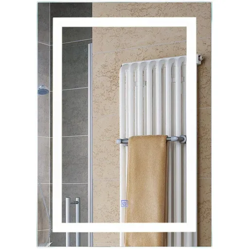 Wandspiegel LED Badspiegel Lichtspiegel 60 x 80 x 4cm
