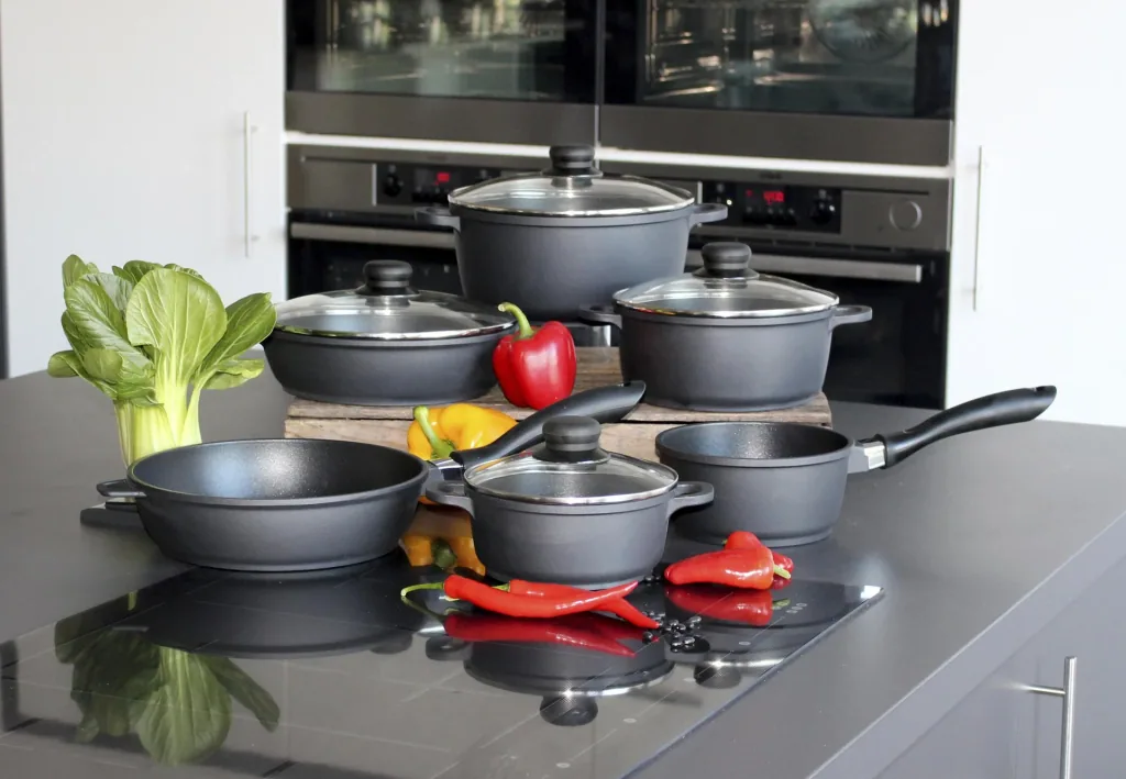 Topfset Black, 10-teilig
