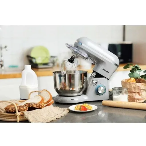 Leistungsstarke Küchenmaschine - 1500W - 6L - Edelstahl