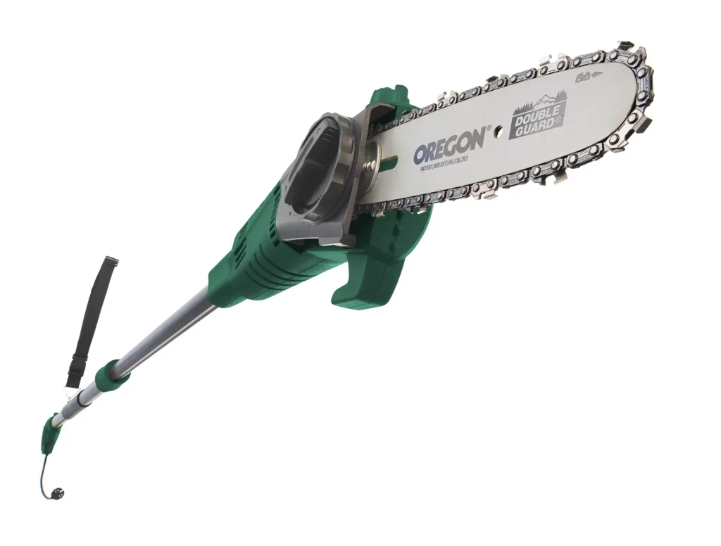 Elektro-Hochentaster GM 7124 Set - mit Ersatz-Sägekette und Schultergurt