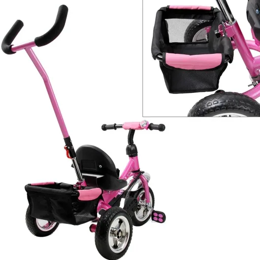 Kinder Dreirad Engel - Metall - Lenker - Rosa