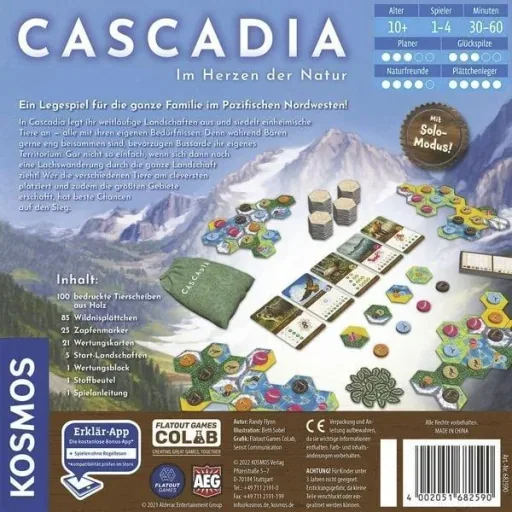 Gesellschaftsspiel Cascadia - Im Herzen der Natur