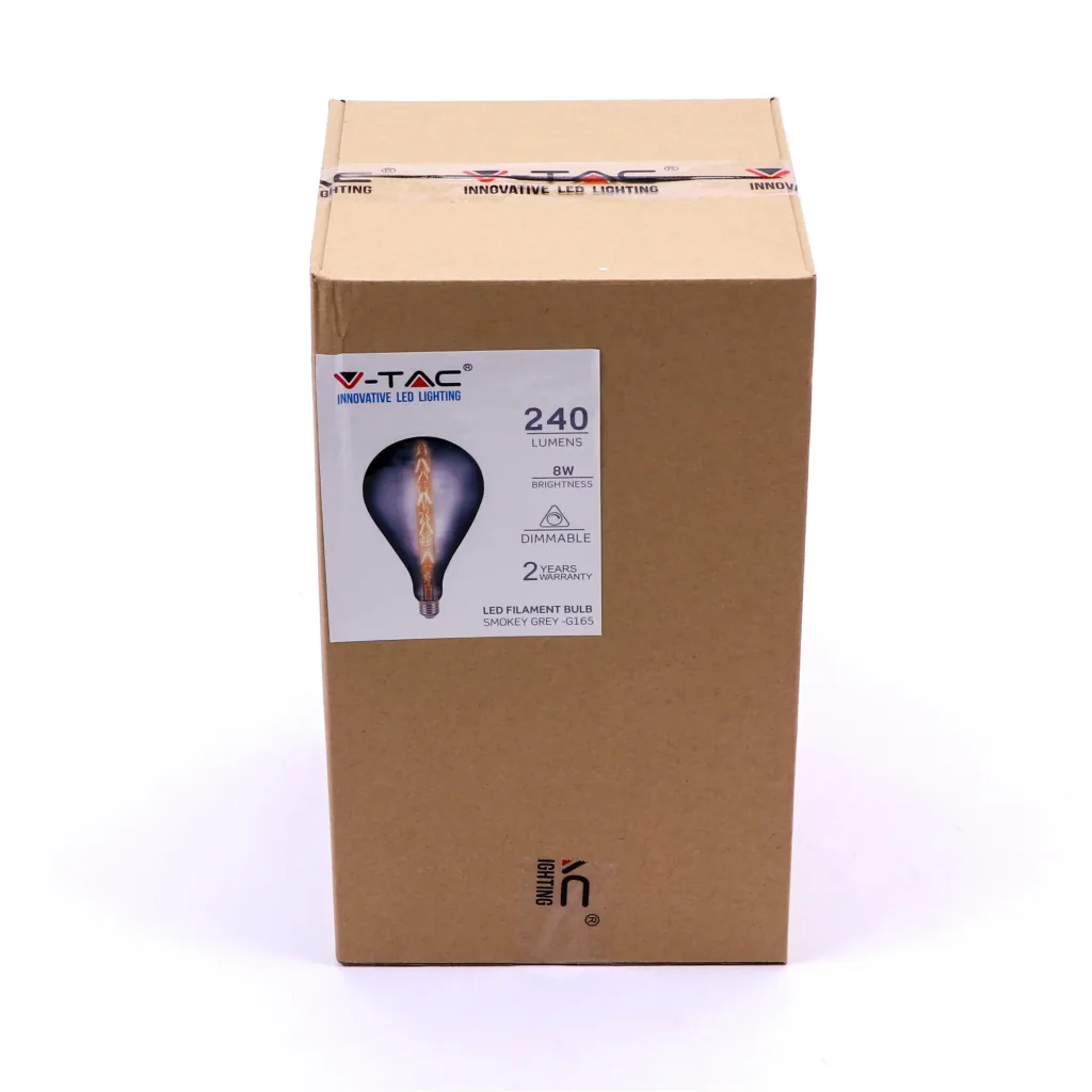 VT-2159 Dimmbare Design-LED-Lampe - 8W - 2000K - G165 - Smokey