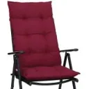 Set aus 6 Kissen Vanamo rot 129x53x10cm