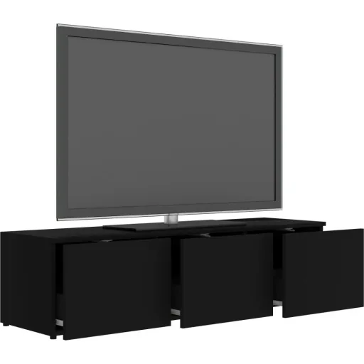 TV-Schrank 120x34x30 cm Spanplatte schwarz