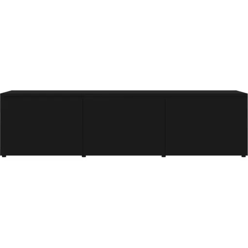TV-Schrank 120x34x30 cm Spanplatte schwarz