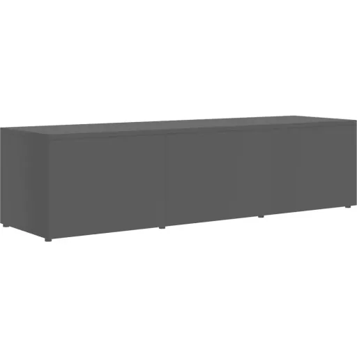 TV-Schrank 120x34x30 cm Spanplatte schwarz