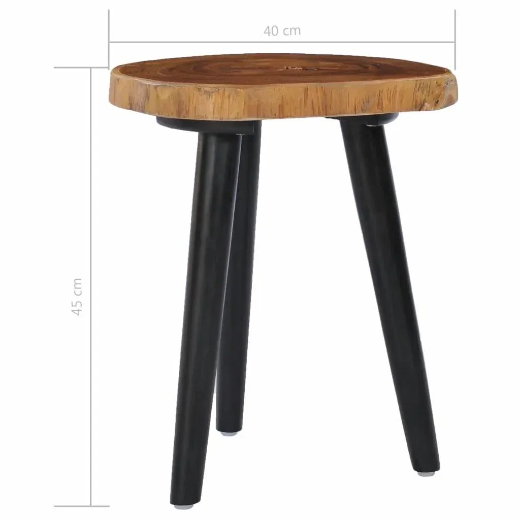 Couchtisch 40x45 cm massiv Teak