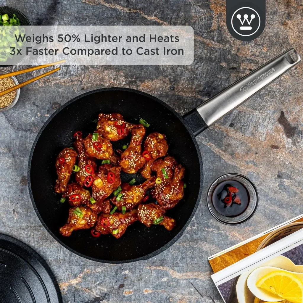 Performance Series Wokpfanne - Wok mit Deckel - 28 cm - Schwarz