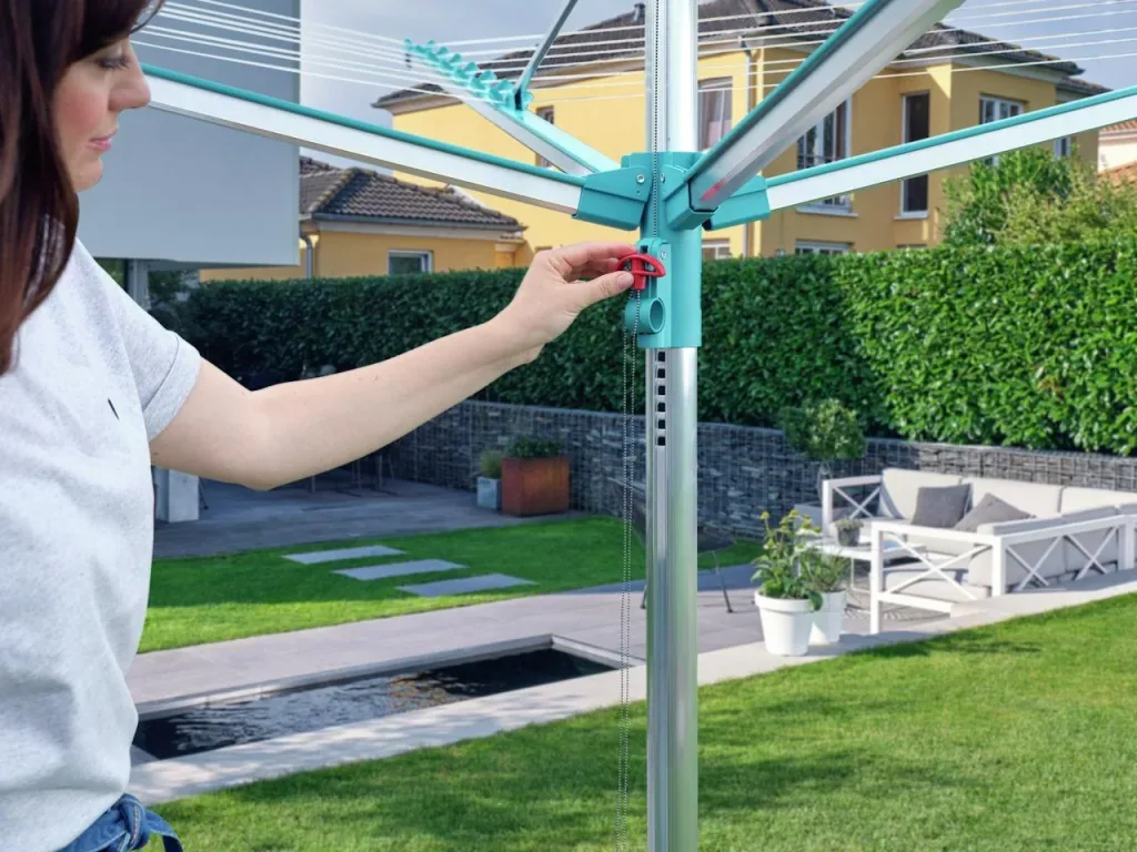Wäscheschirm "Linomatic 400 Easy", 40 Meter Trockenfläche, 4 Waschladungen