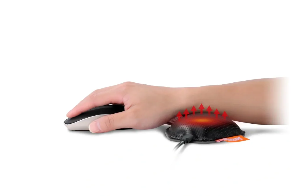 Beheizte ergonomische Maus Handgelenkstütze