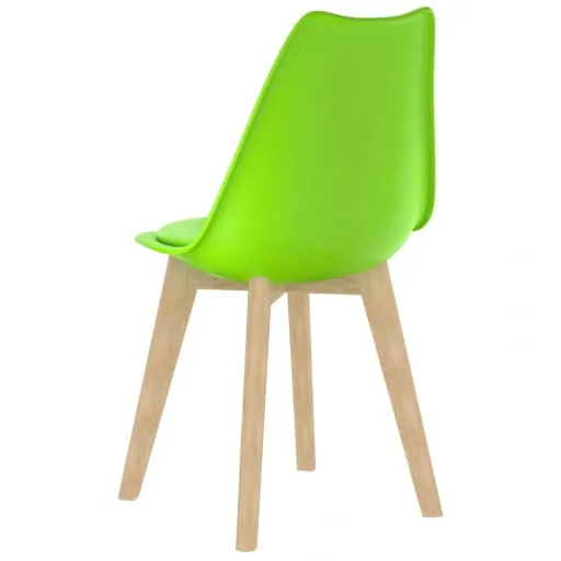Esstischstühle 2tlg. Kunststoff grün
