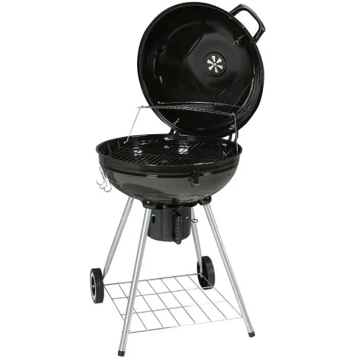 Vargan Kugelgrill - Holzkohlegrill - Grillfläche Ø 45 cm - Mit Aschekasten