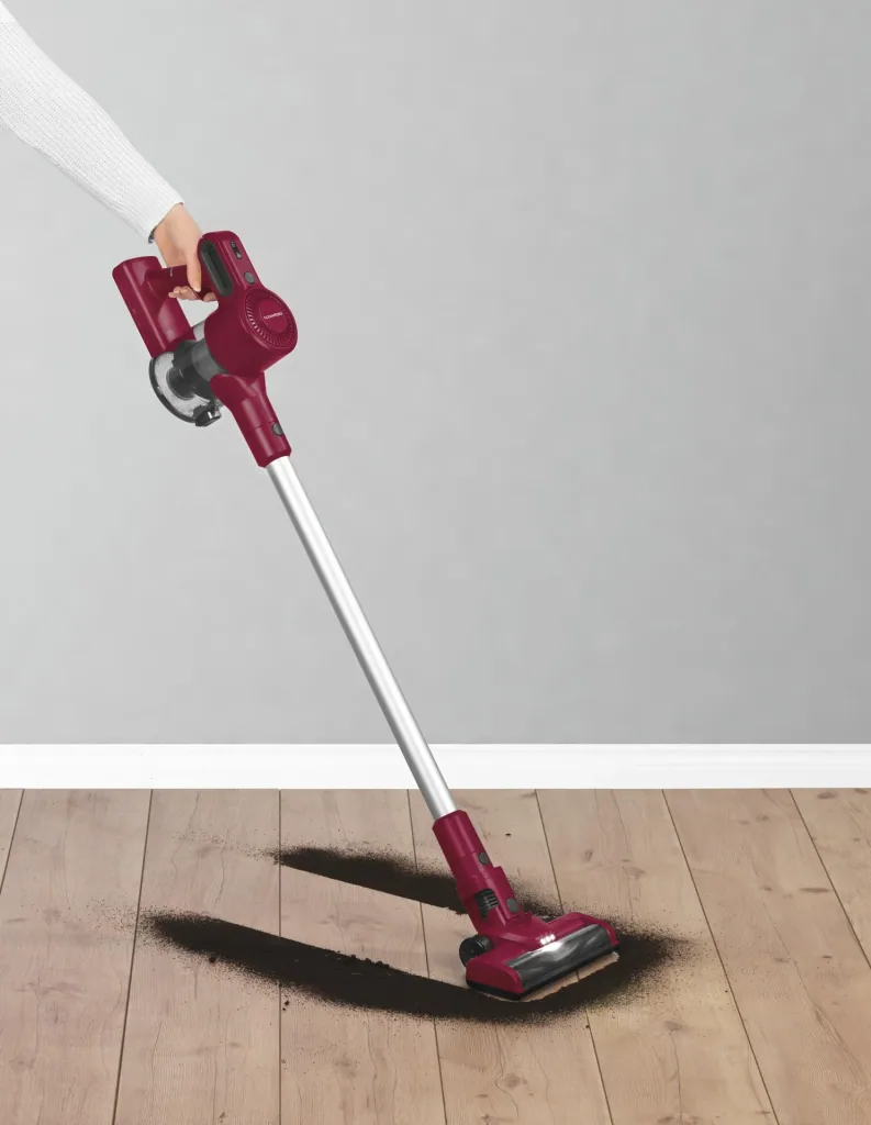 Power Akku Zyklon-Hand/Bodensauger, 22,2V, rot, 150 Watt