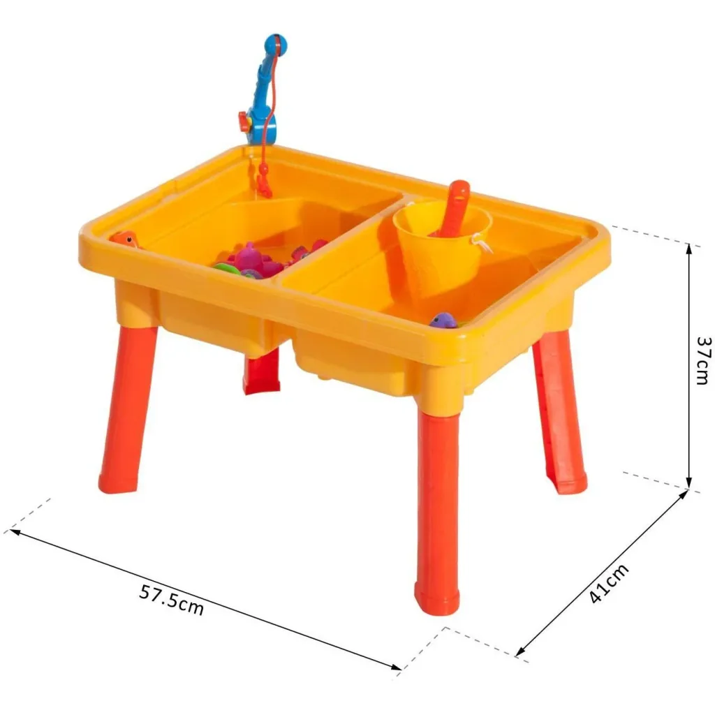 Spieltisch Sandkastentisch mit Zubehör
