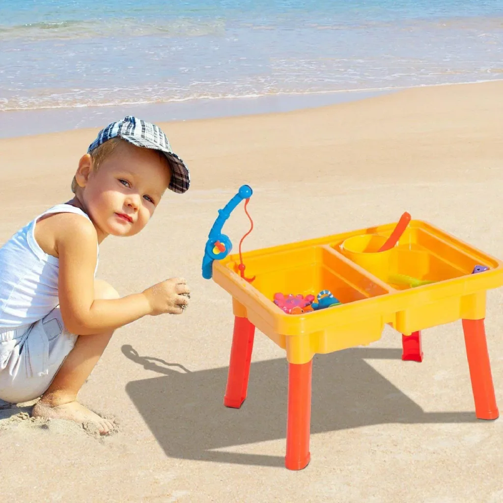 Spieltisch Sandkastentisch mit Zubehör