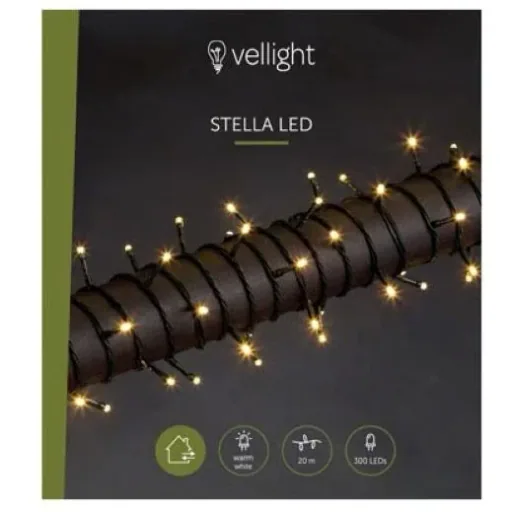 Vellight Weihnachtsbeleuchtung - 20m - 300 LEDs - Warmweiß - Innen und Außen