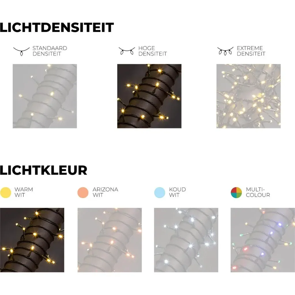 Vellight Weihnachtsbeleuchtung - 20m - 300 LEDs - Warmweiß - Innen und Außen
