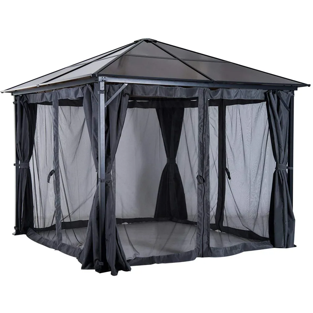 Gartenpavillon mit Seitenteilen