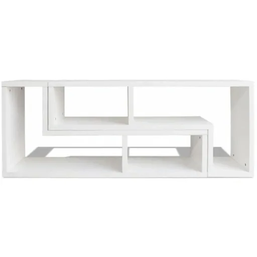 TV-Schrank doppelt L-förmig weiß