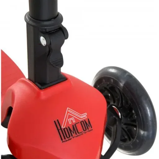 Tretroller Scooter Kinderroller 3 Räder Rot