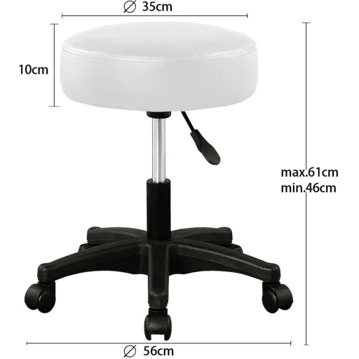 Rollhocker Arbeitshocker - drehbar und verstellbar