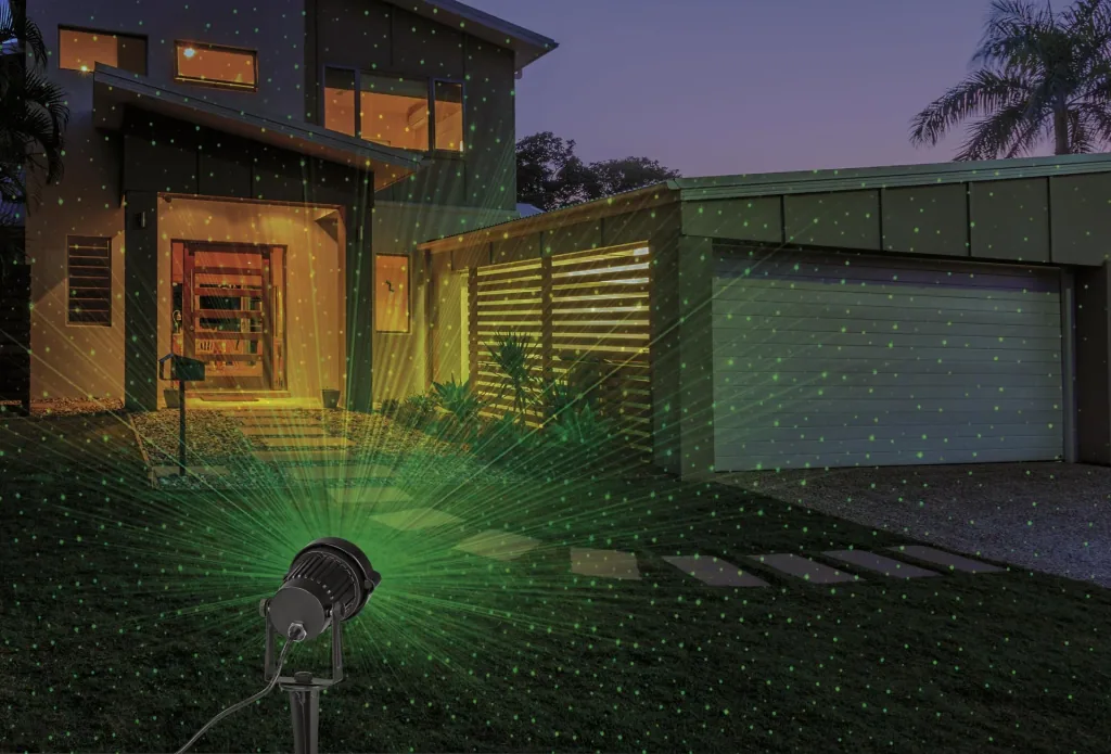 Laserstrahler mit Fernbedienung