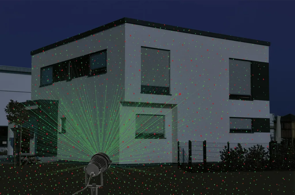 Laserstrahler mit Fernbedienung