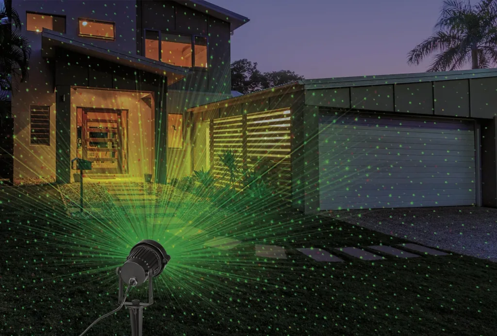 Laserstrahler mit Fernbedienung