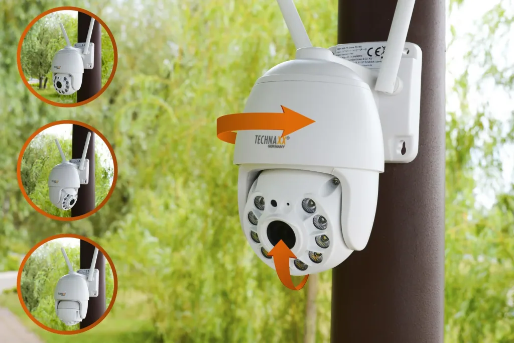 WiFi Dome Kamera mit Nachtsicht und Bewegungserkennung