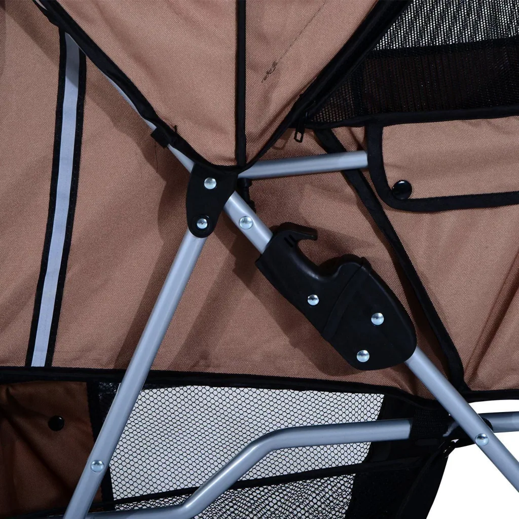 Hundewagen Hundebuggy Pet Stroller Kaffeebraun
