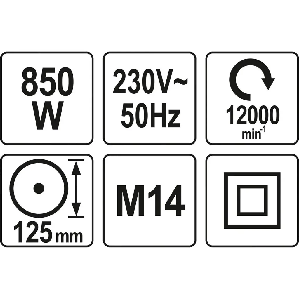 Winkelschleifer - 850W - 125mm