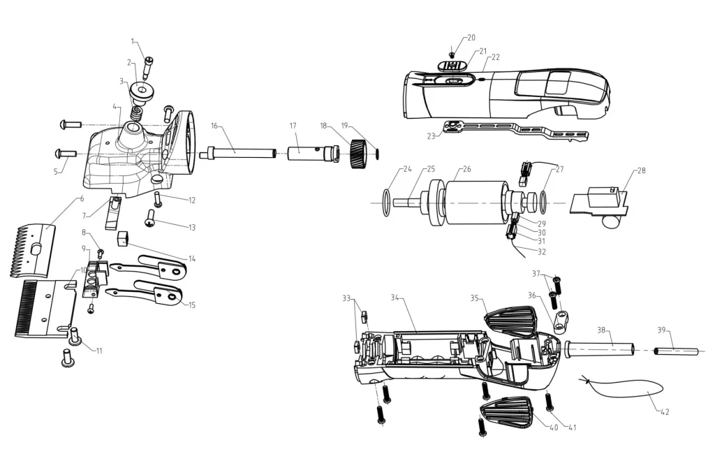 Schermaschine FarmClipper4 für Rind/Pferd