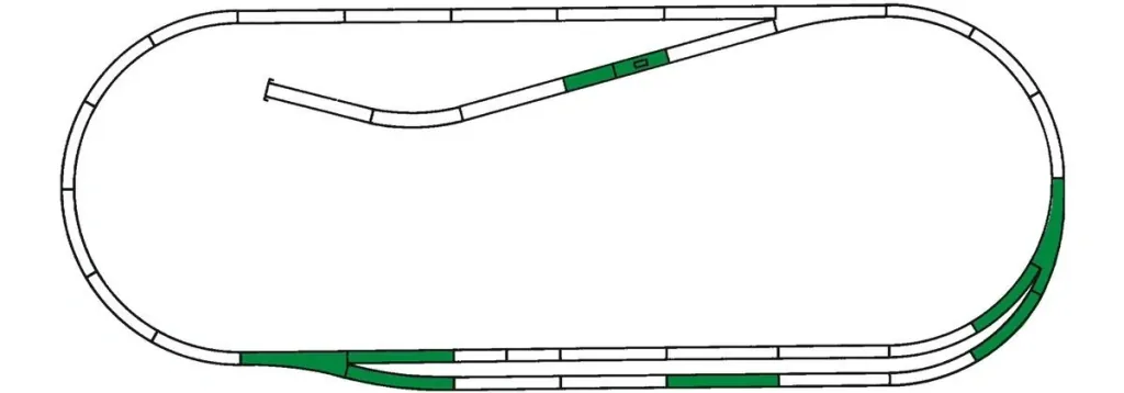 ROCO LINE Gleisset C (Gleise mit Bettung)