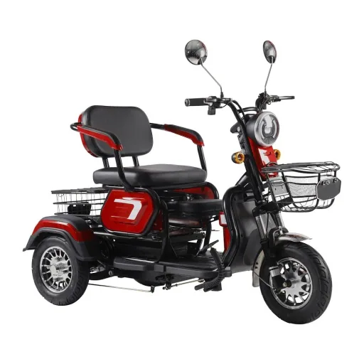 3-Rad E-Mobil Bari 6 km/h: 48V/20Ah Blei-Gel, rot