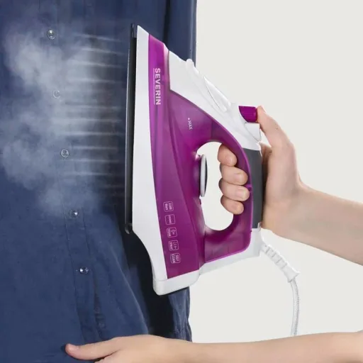 Elektrisches Bügeleisen - 2200 Watt - Lila/Weiß - 400 ml