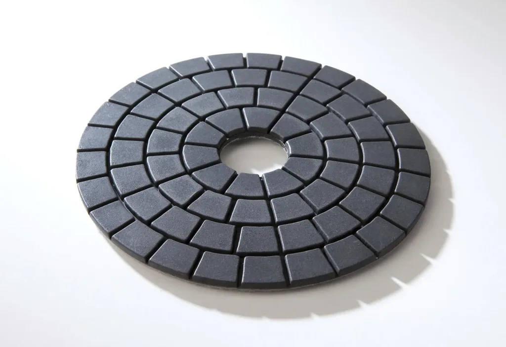 Polierscheibe zum Nachpolieren von dunklen Steinen, 125 mm, 1 Stück
