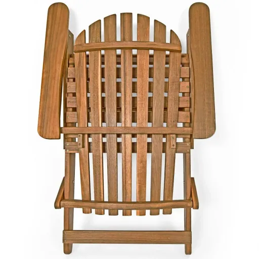 Adirondack Gartenstuhl / Liegestuhl - Akazienholz - faltbar