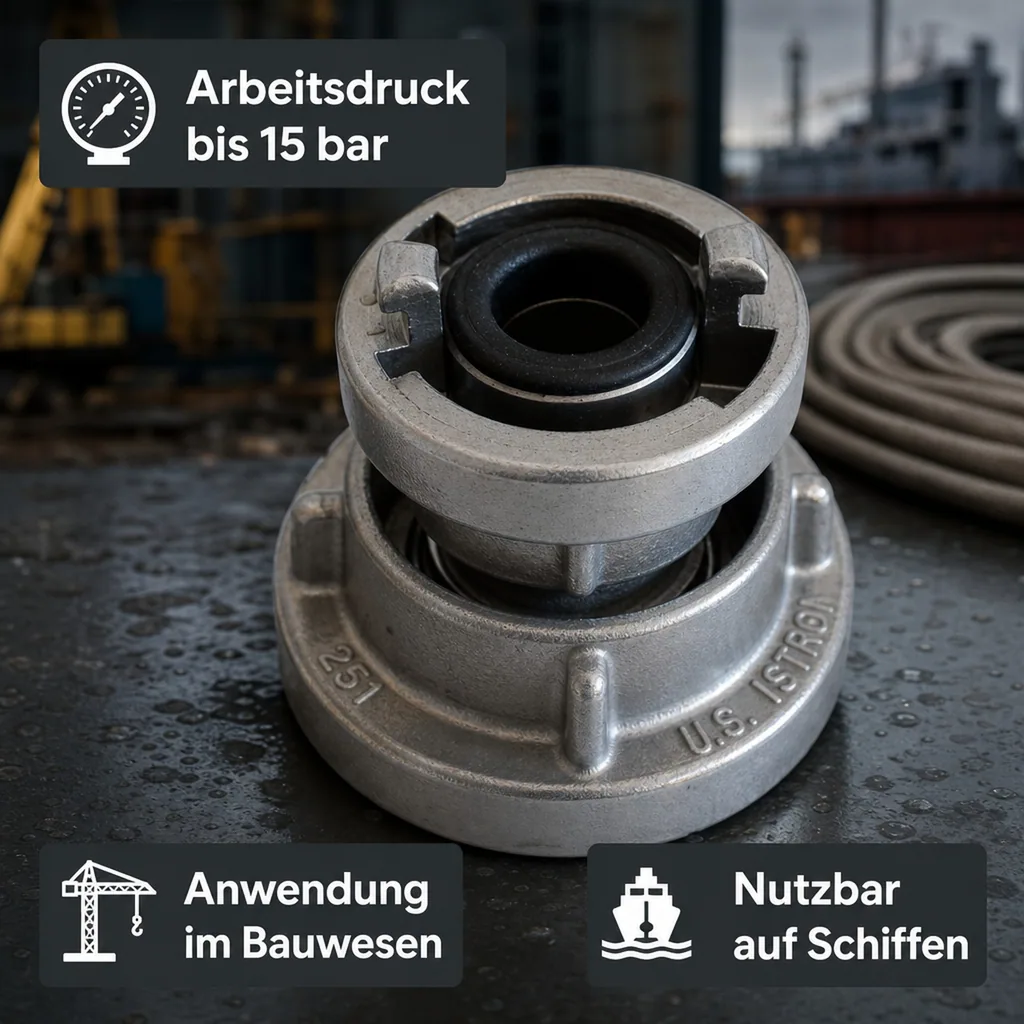 Storz System B Kupplung mit 75mm Tülle