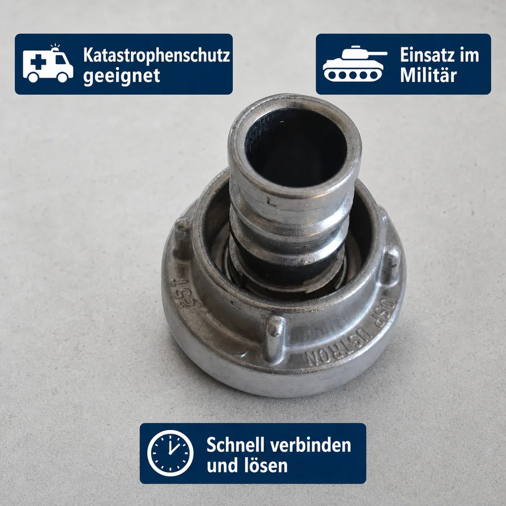 Storz System B Kupplung mit 75mm Tülle