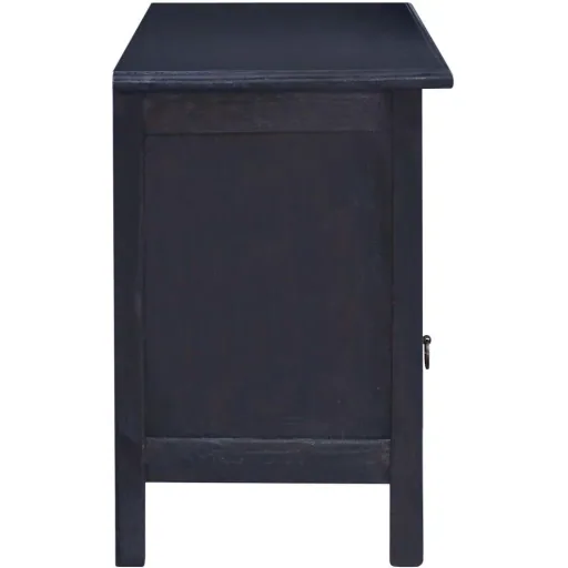 TV-Schrank 100x30x45 cm massiv Mahagoni hell kaffeefarben