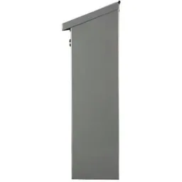 NL Briefkasten Monaco Silber - 368x100x365 mm