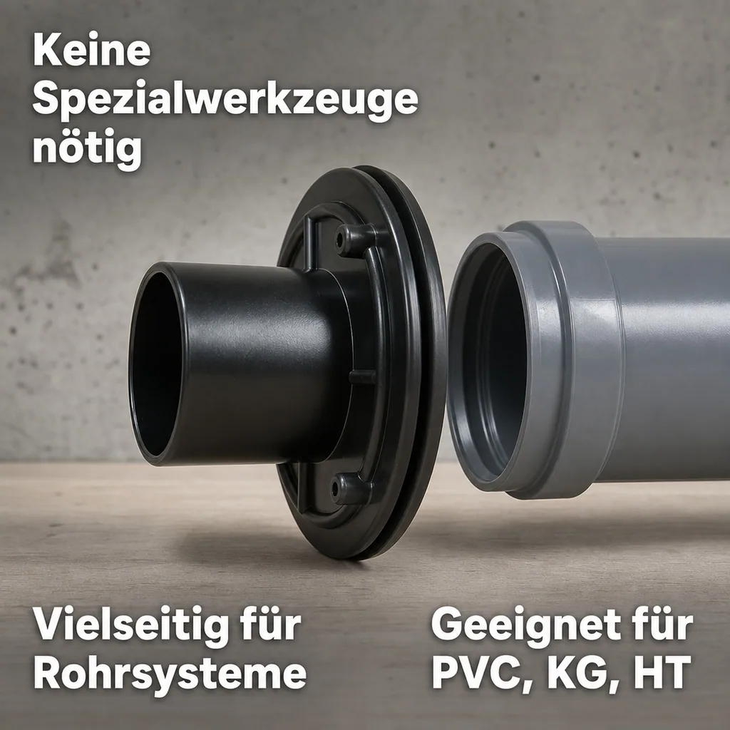 Folienflansch 50 mm, Teich, Tankdurchführung, Flansch, Durchführung