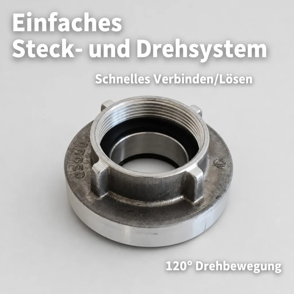 Storz System C Kupplung mit 2"IG