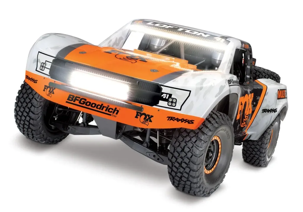 Unlimited Desert Racer 4x4 VXL Fox-Edition RTR + LED 1/7 4WD Pro-Scale Race-Truck Brushless ohne Akku/Lader