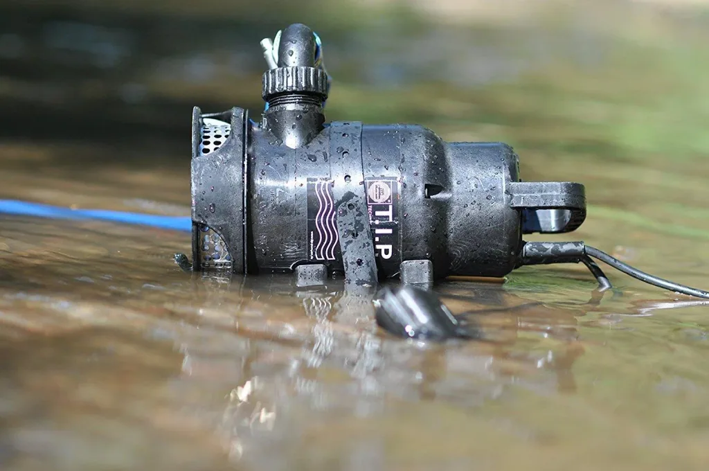 Schmutzwasser Tauchpumpe dauerlauffest, DTX 7500 T inkl. Trägersystem , bis 7.500 l/h Fördermenge