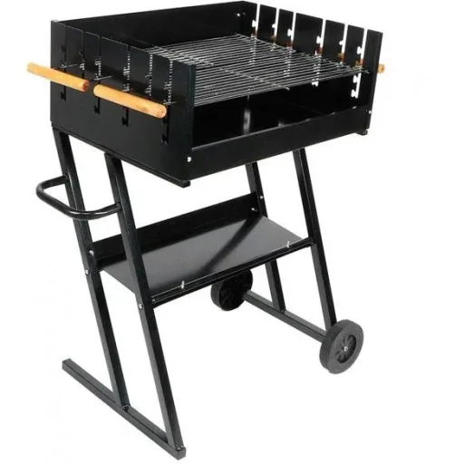 Vargan Holzkohlegrill - Grillfläche 76 x 34 cm - Grillrost höhenverstellbar