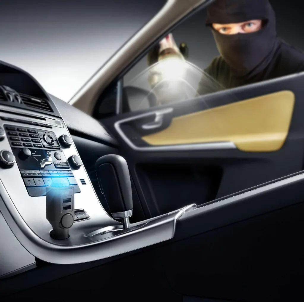Autoalarm mit PIR Sensor und 2 USB Ladeanschlüssen